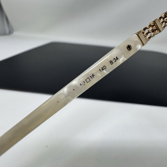 Tura R574 Gold /ivory 52-16-140 Women’s Eyeglass FRAMES ONLY - Picture 6 of 11